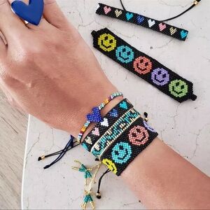 Colorful Beaded Friendship Bracelets (3 pieces)